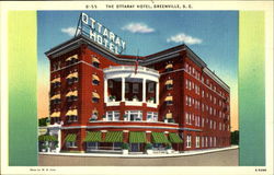 G-55 The Ottary Hotel, Greenville S.C South Carolina Postcard Postcard