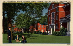 Campus Scene, Furman University Greenville, SC Postcard Postcard