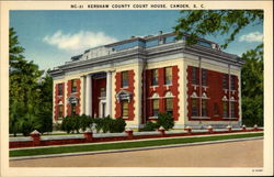 Kershaw County Court House, Camden, S. C South Carolina Postcard Postcard