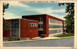 C-1 School of Chemistry, Clemson College, Clemson, S.C South Carolina Postcard Postcard