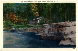 Rock Brook Camp for Girls Brevard, NC Postcard Postcard