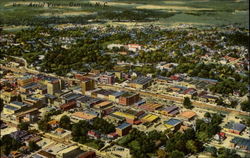 Aerial View Gastonia, NC Postcard Postcard