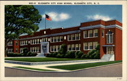 Elizabeth City High School, Elizabeth City, N. C North Carolina Postcard Postcard