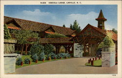 Eseeola Lodge, Linville, N. C Postcard