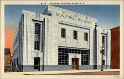 Municipal Building Wilson, NC Postcard Postcard