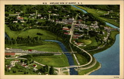 Airplane View Murphy, NC Postcard Postcard