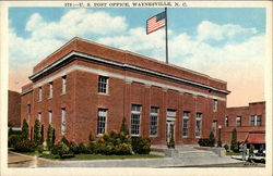 U.S. Post Office Waynesville, NC Postcard Postcard