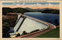 N-486 Hiwassee Dam and Lake, Western North Carolina Postcard