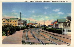 Looking South from Station No. 1 Postcard