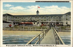 W-28 Ocean Terrace Hotel, Wrightsville Beach, N.C Postcard