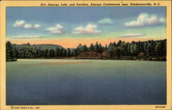 Kanuga Lake and Pavilion, Kanuga Conferences Postcard