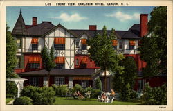 Front View, Carlheim Hotel Lenoir, NC Postcard Postcard