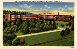 Chatham Mfg. Co. ( Home of Chatham Blankets ) Postcard