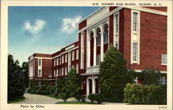 Hickory High School Postcard