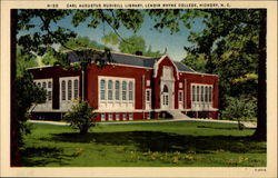 Carl Augustus Rudisill Library, Lenoir Rhyne College Postcard