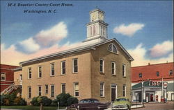 Beaufort County Court House Washington, NC Postcard Postcard