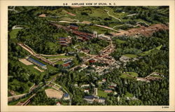 Airplane View Sylva, NC Postcard Postcard