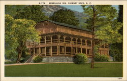 Esmeralda Inn Chimney Rock, NC Postcard Postcard