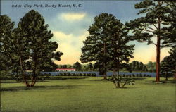 City Park Rocky Mount, NC Postcard Postcard