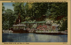 "Timbercove" one of the Beautiful Homes on Lake Lure Postcard