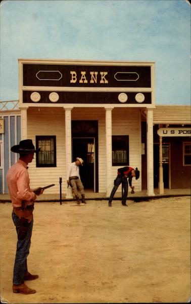 Bank Robber and Marshal Carson Display Ocean City Maryland