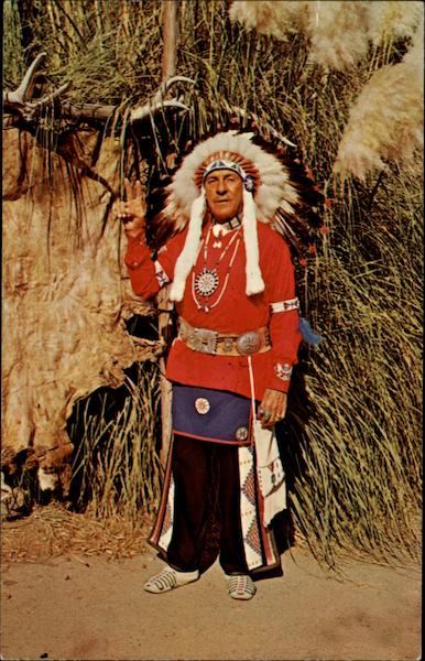 Chief Red Feather Native Americana