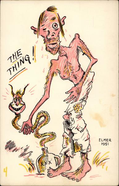 The Thing! Elmer 1951 Comic, Funny