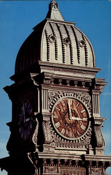Dubuque's Old Town Clock Iowa