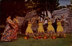 Hula Nani Girls Hawaii Postcard Postcard