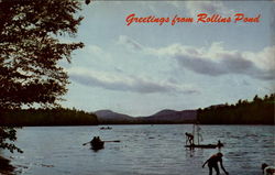 Greeting from Rollins Pond Saranac Lake, NY Postcard Postcard