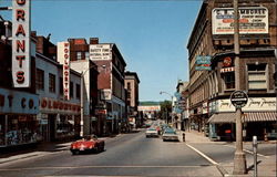 Main Street of Fitchburg Postcard