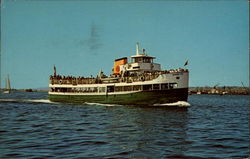 Harbor Excursion Boat "Marietta" Postcard