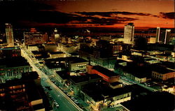 Night Comes to San Diego Postcard