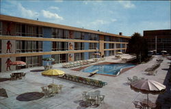 Sahara Motor Hotel Postcard