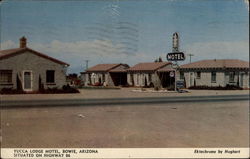 Yucca Lodge Motel Bowie, AZ Postcard Postcard
