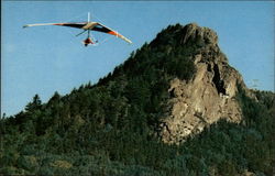 Hang gliding from the Peaks, Grandfather Mountain Postcard
