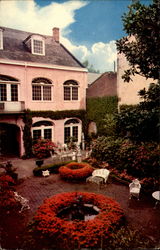 Maison Montegut Patio Postcard