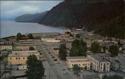 Main Street Looking Toward Resurrection Bay Seward, AK Postcard Postcard