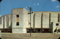 Municipal Auditorium Charleston, WV Postcard Postcard