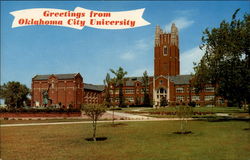 Oklahoma City University Postcard