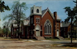 Methodist Church Paulding, OH Postcard 