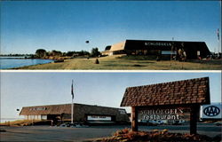 Views of Schloegel's Restaurant Postcard