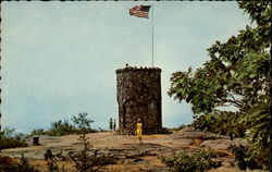 Tower on Mt. Battie Postcard