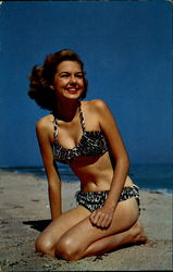 Beachcomber's Delight Swimsuits & Pinup Postcard Postcard