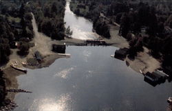 Outlet of West Grand Lake Postcard