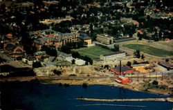 Aerial View - Gonzaga College Spokane, WA Postcard Postcard