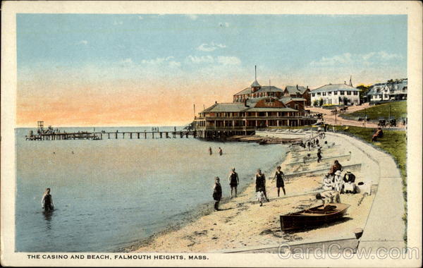 The Casino and Beach Falmouth Heights Massachusetts
