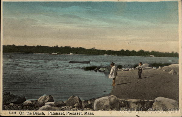 On the Beach, Patuisset, Pocasset, Mass Massachusetts