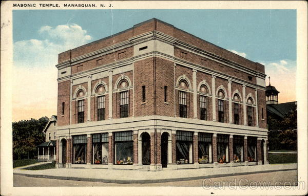 Masonic Temple, Manasquan, N.J New Jersey