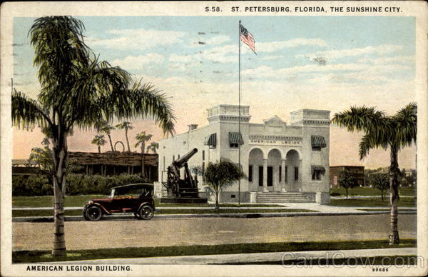 American Legion Building, St Petersburg, Florida, The Sunshine City St. Petersburg